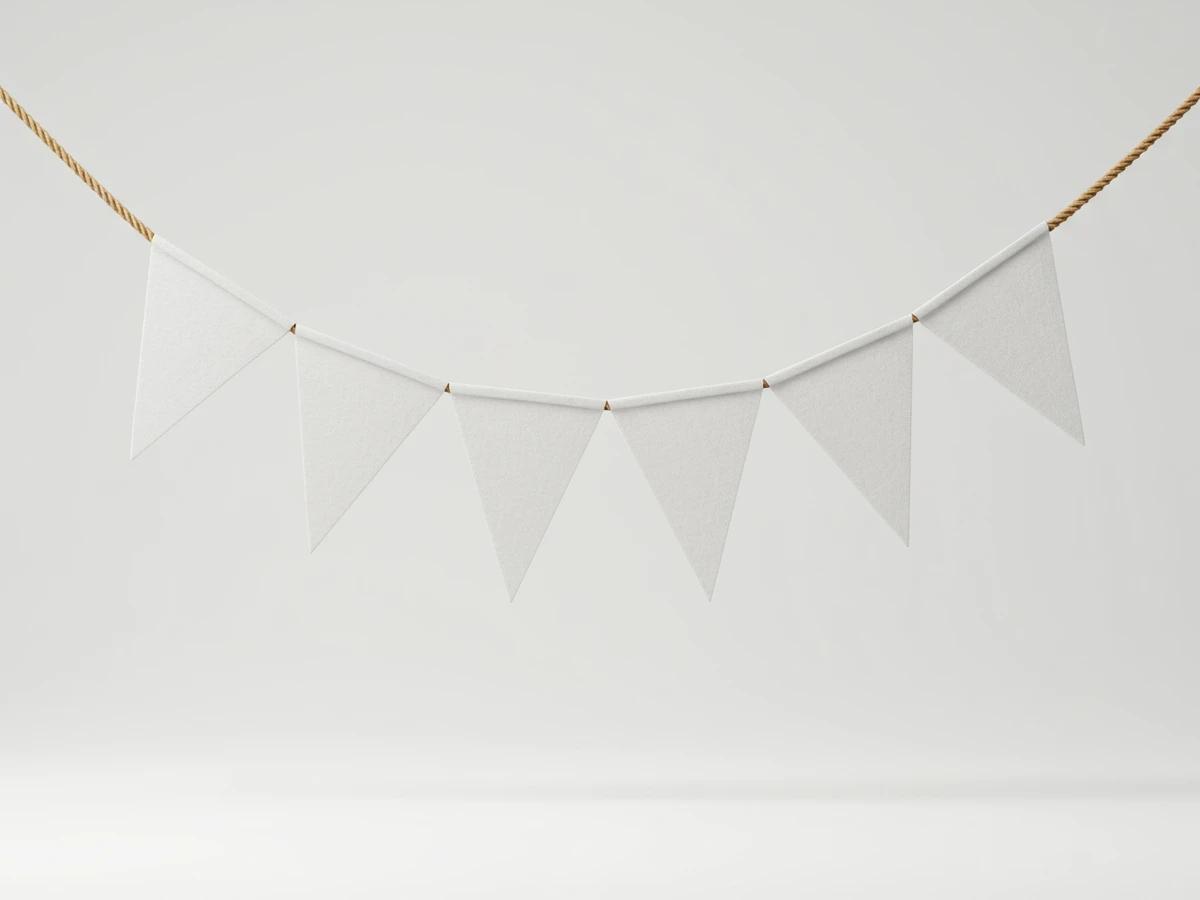 Pennant Banner (6 feet) - blank